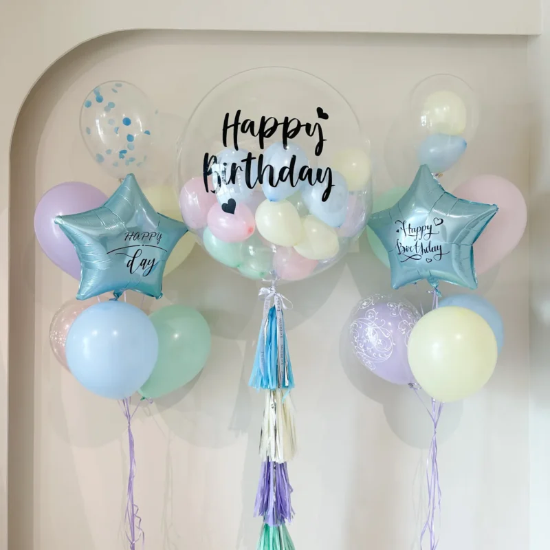 Birthday Pastel Color Balloon