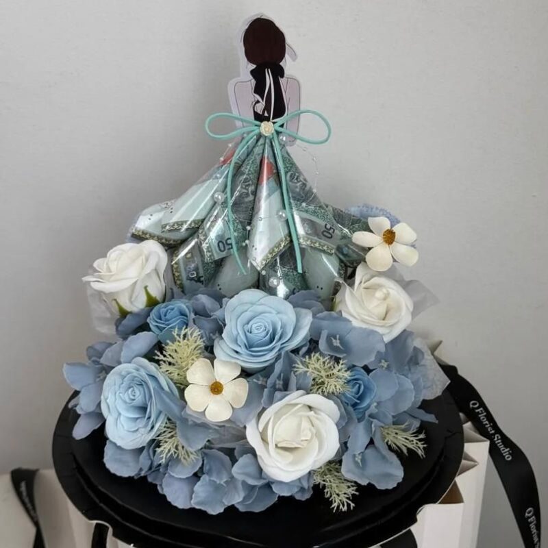 flower box soap rose flower