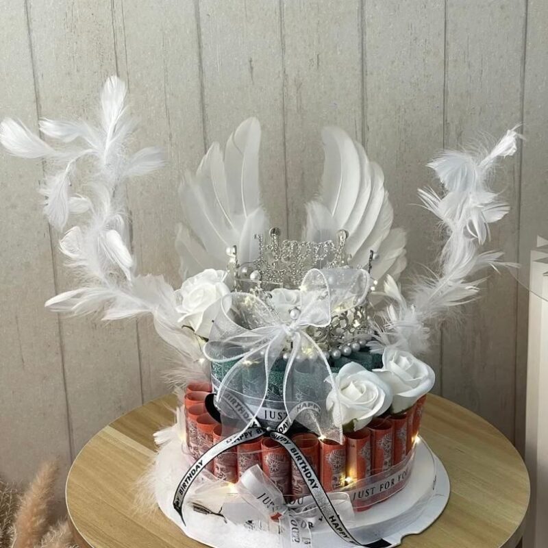 Cash Money Soap Flower Gift Box (Cake Series)