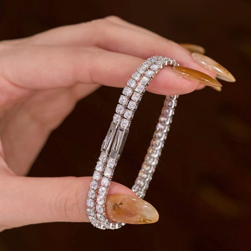 Double Row Tennis Bracelet