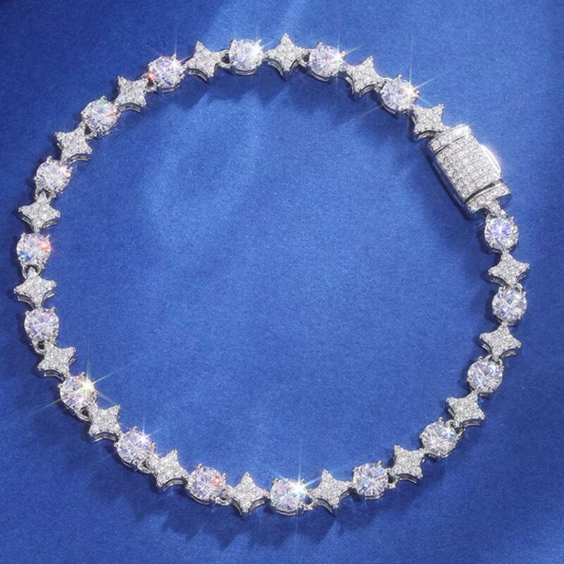 Round Cut Tennis Bracelet
